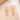 Push Back Stud Earring - brass - 316 stainless steel stud - 18k real gold plated - 10.5gr - MJ104035 - MinjuanRong