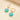 Huggie Hoop Wire Earring - BRASS - Czech Republic Imported Glass - 18K Real Gold Plating - 5.9gr - MJ103316 - MinjuanRong