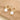Huggie Hoop Wire Earring - Brass - Fake Pearl - 18K Real Gold Plating - 6.1gr - MJ102339 - MinjuanRong