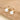 Huggie Hoop Wire Earring - Brass - Fake Pearl - 18K Real Gold Plating - 9.2gr - MJ102342 - MinjuanRong