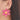 Push Back Stud Earring - Iron -  Raffia Grass - Iron Stud - Kc Gold tone plating - Red - 8.6gr - MJ103304 - MinjuanRong