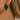 Push Back Stud Earring - Brass - Acrylic - 316 Stainless Steel - 18K Real Gold Plating - 6.1gr - MJ900587