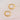 Huggie Hoop Wire Earring - Brass - 18K Real gold plating - 3gr - MJ102081 - MinjuanRong