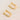 EnglishLock Earring - Brass - cubic zircon - 18k real gold plating - 1.6gr - MJ104055 - MinjuanRong
