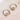 Huggie Hoop Wire Earring - Brass - Stainless Steel - 18K Real White Gold Plating - 6.9gr - MJ102357 - MinjuanRong