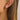 Ear Studs - Brass - 925 Silver Needle - Citrine - White K Plating - 1.9gr - MJ106593