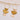 Wire Hook Earring - Brass - 316 stainless steel stud - 18k Real Gold Plating - 5.6gr - MJ102722 - MinjuanRong