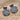 Push Back Stud Earring - Acetate - Brass - 18k real gold plating - 6gr - MJ102234 - MinjuanRong