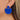 Push Back Stud Earring - Acrylic - Brass - 316 Stainless Steel Stud - Blue - 7gr - MJ102407 - MinjuanRong
