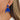 Push Back Stud Earring - Acrylic - Brass - 316 Stainless Steel Stud - Blue - 7gr - MJ102403 - MinjuanRong