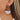 Push Back Stud Earring - Mahogany Wood -  Walnut Wood -  Resin - Stainless Steel Stud - 18K Real Gold Plating - 7.9gr - MJ103328 - MinjuanRong