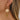 Wire Hook Earring - Brass - Rattan - Hemu Wood - 18K Real Gold Plated - 9.3gr - MJ900932