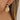 Push Back Stud Earring - Brass - Rattan - Walnut Wood - Resin - 316 Stainless Steel Stud - 18K Real Gold Plated - 5g. - MJ900922
