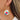 Push Back Stud Earring - Brass - Acrylic - Zircon -  316 Stainless Steel - 18k real gold plating - 8.4gr - MJ102625 - MinjuanRong