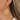 Push Back Stud Earring - Brass - Acrylic - Zircon - 316 Stainless Steel Stud - 18K Real Gold Plating - 5.9gr - MJ102628 - MinjuanRong