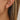 Push Back Stud Earring - Brass - 925 Silver Stud - Zircon - 18K Real Gold Plated - 3gr - MJ106401