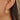 Push Back Stud Earring - Brass - Cubic Zircon - 316 Stainless Steel Stud - 18K Real Gold Plating - 3.9gr - MJ102468 - MinjuanRong