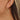 Push Back Stud Earring - Brass - Cubic Zircon - Stainless Steel Stud - 18K Real Gold Plating - 3.1gr - MJ103828 - MinjuanRong