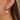 EnglishLock Earring - Brass - Cubic Zircon - Shells - 18k real white gold plating - 2.7gr - MJ104095 - MinjuanRong