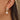 Push Back Stud Earring - Brass - Cubic Zircon - 925 silver stud - 18K &nbsp;Real Gold Plating - 5.2gr - MJ104233 - MinjuanRong