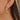 Push Back Stud Earring - Brass - Cubic Zircon - 316 Stainless Steel Stud - 18k Real Gold Plating - 3.9gr - MJ102493 - MinjuanRong