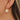 Push Back Stud Earring - Brass - Cubic Zircon - 316 Stainless Steel Stud - 18K Real Gold Plating - 4.5gr - MJ102492 - MinjuanRong