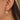 Push Back Stud Earring - Brass - Cubic Zircon - 316 Stainless Steel Stud - 18K Real Gold Plated - 2.9gr - MJ102729 - MinjuanRong