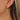 Push Back Stud Earring - Brass - Glass - 316 Stainless Steel Stud - 18K Real Gold Plating - 3.3gr - MJ103857 - MinjuanRong