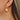 Push Back Stud Earring - Brass - Cubic Zircon - Polymer Clay - 18K Real Gold Plated - 5.2gr - MJ102516 - MinjuanRong