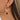Push Back Stud Earring - Brass - Glass - 316 Stainless Steel Stud - 18K Real Gold Plating - 4.3gr - MJ102461 - MinjuanRong