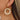 Push Back Stud Earring - Stainless Steel - White Enamel - 18K Real Gold Vacuum Plating - 17.5gr - MJ103663 - MinjuanRong
