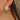 Push Back Stud Earring -&nbsp;Brass - Glass - 316 Stainless Steel Stud - 18K Real Gold Plating - 9.6gr - MJ102464 - MinjuanRong