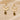 Push Back Stud Earring - Brass - Glass - 316 Stainless Steel Stud - 18K Real Gold Plating - 4.6gr - MJ102499 - MinjuanRong