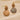 Push Back Stud Earring - Brass - Natural Wooden - Hemu Wood - 316 Stainless Steel Stud - 18K Real Gold Plating - 10.2gr - MJ102367 - MinjuanRong