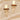 Push Back Stud Earring - Walnut Wood - brass - 316 stainless steel stud - brown - 18K Real Gold Plating - 7.3gr - MJ102525 - MinjuanRong