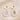 Push Back Stud Earring - Polymer Clay - Brass -  316 Stainless Steel Stud - 18k Real Gold Plating - 13.3gr - MJ202295 - MinjuanRong