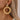 Push Back Stud Earring - Brass - Walnut Wood - Resin Rattan - 316 Sugical Stainless Steel Stud - 18K Real Gold Plated - 9.2gr - MJ900920