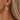 Hinged Back Earring - Brass - Acrylic - Steel Stud - 18K Real Gold Plated - 5.7gr - MJ900987