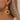 Wire Hook Earring - Brass - Rattan - 18K Real Gold Plated - 7.3gr - MJ900934
