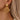 Push Back Stud Earring - Stainless Steel - Wooden - Gold Tone Vacuum Plating - 8.6gr - MJ900744