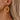 Push Back Stud Earring - Brass - Rattan - Walnut Wood - 316 Surgical Stainless Steel - 18K Real Gold Plated - 4.7gr - MJ900940
