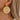 Push Back Stud Earring - Brass - Rattan - Hemu Wood - Stainless Steel Stud - 18K Real Gold Plated - 8.4gr - MJ900936