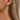 Hinged Back Earring - Brass - Acrylic - Steel Stud - 18K Real Gold Plated - 5.9gr - MJ900990