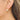 Push Back Stud Earring - Brass - Cubic Zircon - 18k real gold plating - 2.3gr - MJ103576 - MinjuanRong