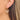Huggie Hoop Wire Earring - Brass Cubic Zircon - 18K Real Gold Plating - 5.5gr - MJ201997 - MinjuanRong