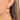 Huggie Hoop Wire Earring - BRASSCubic Zircon - 18K Real Gold Plating - 4.6gr - MJ104041 - MinjuanRong