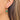 Huggie Hoop Wire Earring - Brass -  Natural StoneMalachite - 18K Real gold plating - 6.9gr - MJ102350 - MinjuanRong