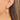 Huggie Hoop Wire Earring - Brass - Glass - Crystal - 18K Real Gold PlatingKC gold Tone Plating - 6.1gr - MJ103850 - MinjuanRong