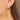 Huggie Hoop Wire Earring - Stainless SteelAfrican Turquoise Natural Stone - 18K Real Gold Vacuum Plating - 8.5gr - MJ103670 - MinjuanRong