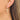 Push Back Stud Earring - Brass - Cubic Zircon - 316 Stainless Steel Stud - 18K Real Gold Plating - 3.5gr - MJ102620 - MinjuanRong
